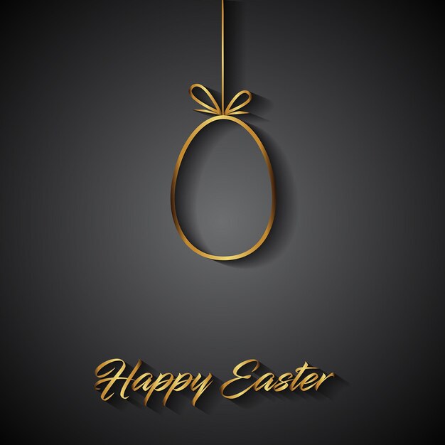 Happy Easter modern background