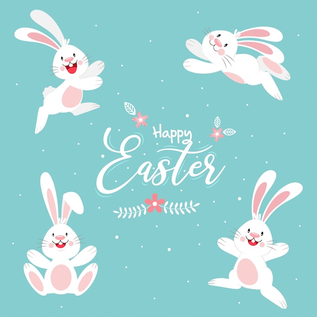 Happy easter poster, invitation card, background. the season of joy.