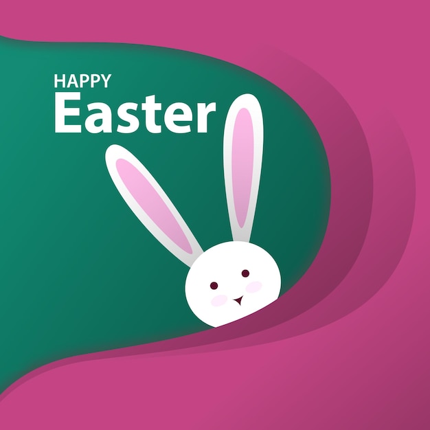 Happy Easter premium vector illustration