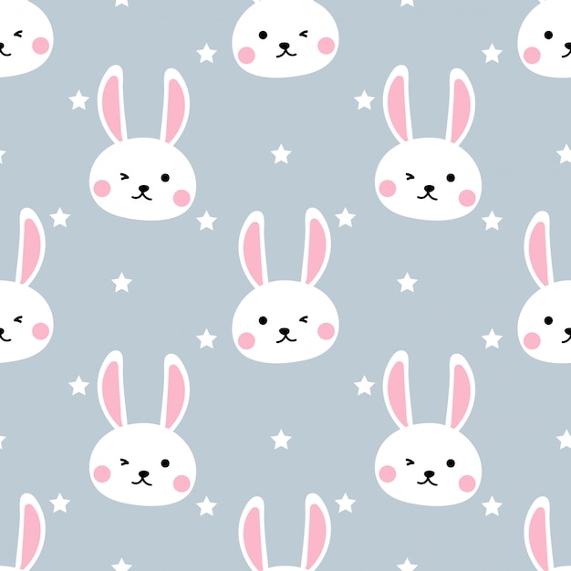 Happy Easter seamless pattern.