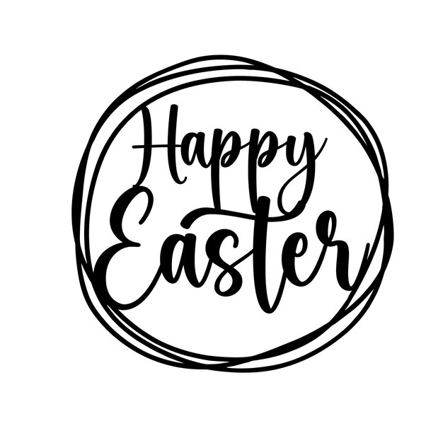 Happy easter svg design easter svg