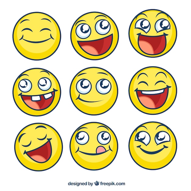 Happy emoticons