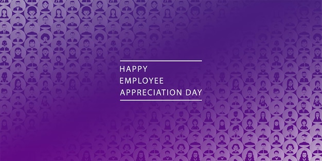 Happy Employee Appreciation Day Background Template