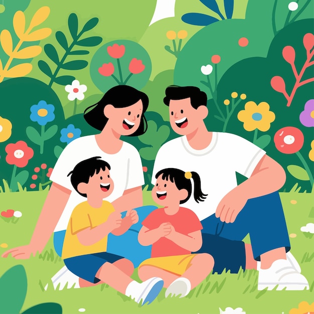 a happy family