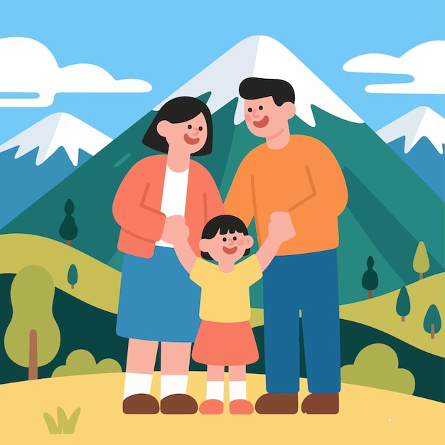 a happy family