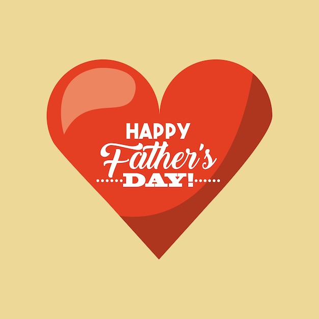 Vector happy father day card