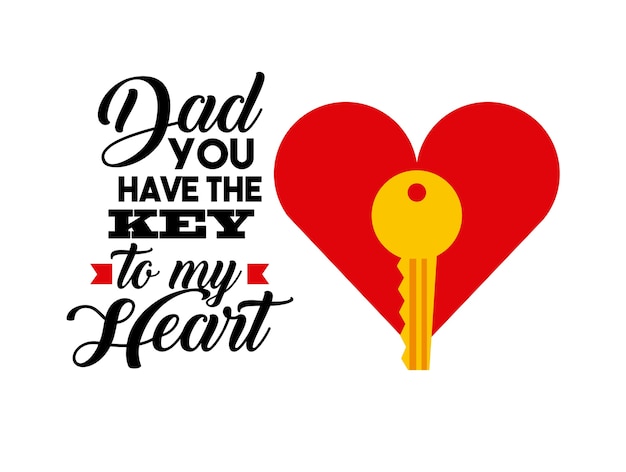 Vector happy father day design