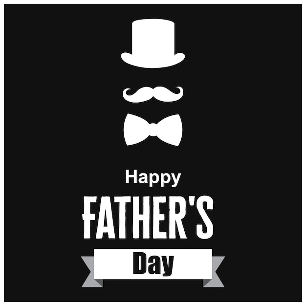 Happy Father's Day Background Vector Illustration