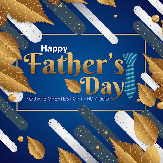 Happy Father’s Day Calligraphy greeting card