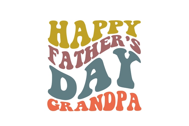 happy father's day grandpa design