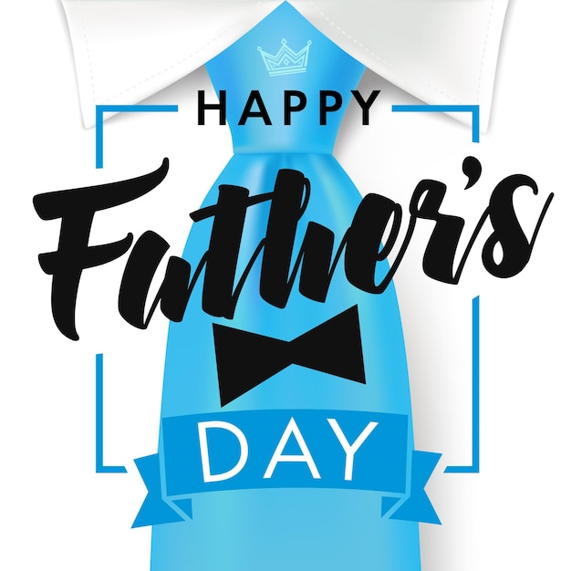 Happy Father's day greeting card design