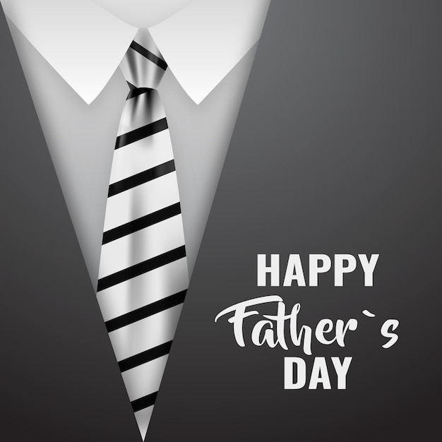 Happy father's day greeting card Happy father's day banner template Realistic fathers day concept