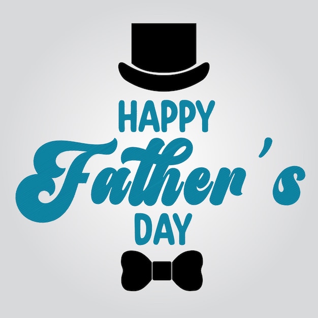 Vector happy father's day handgeschreven letters happy father's day typografie vector design