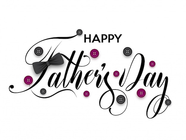 Happy father's day inscription