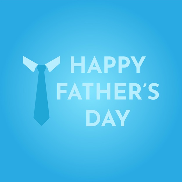 Happy Father's Day poster or banner template greetings and presents for Father's Day