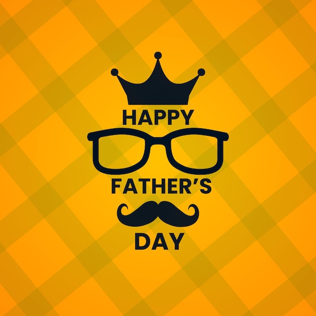 Happy Father's Day social media template design