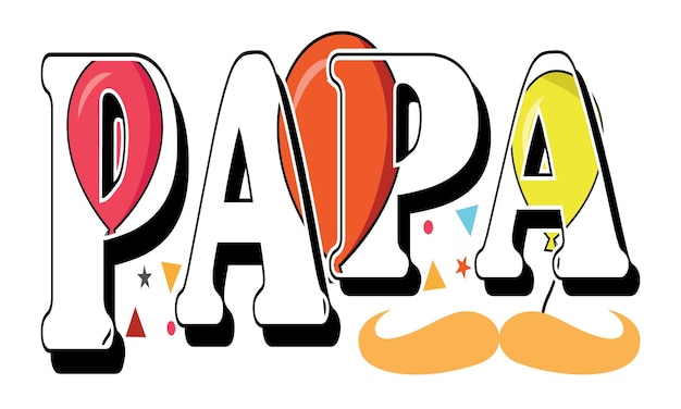 Happy father's day super dad papa best dad tipografia tshirt design festa del papà motivazionale