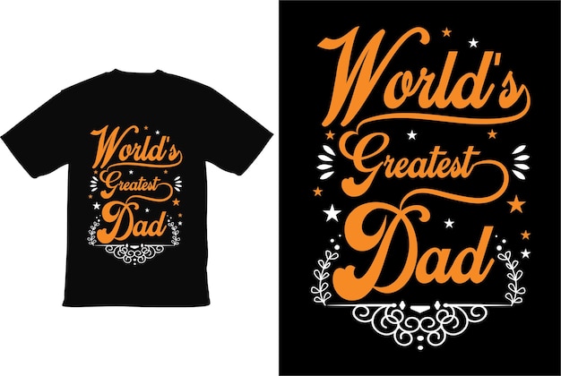 Happy father's day t shirt design best dad t shirt vintage typography father's day t shirt design