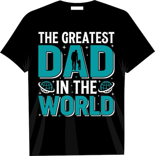 Happy Father's Day TShirt Design Vector Graphic