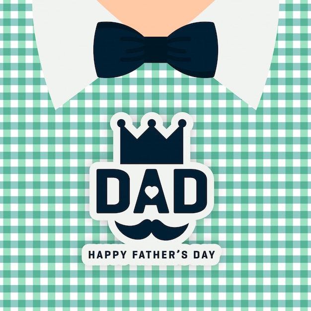 happy father's day typography