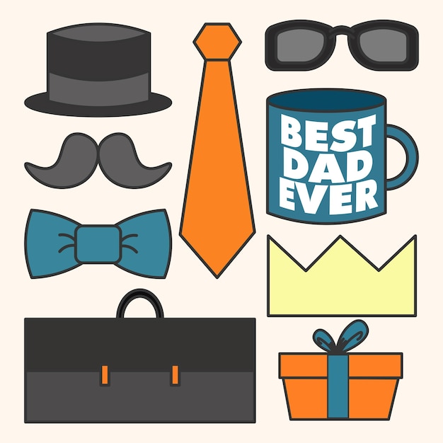 happy father's day vector design