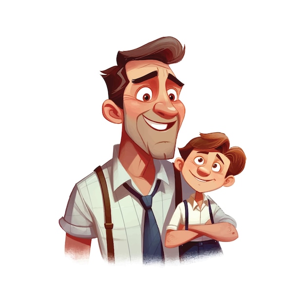 Happy Father's Day Vector Illustratie