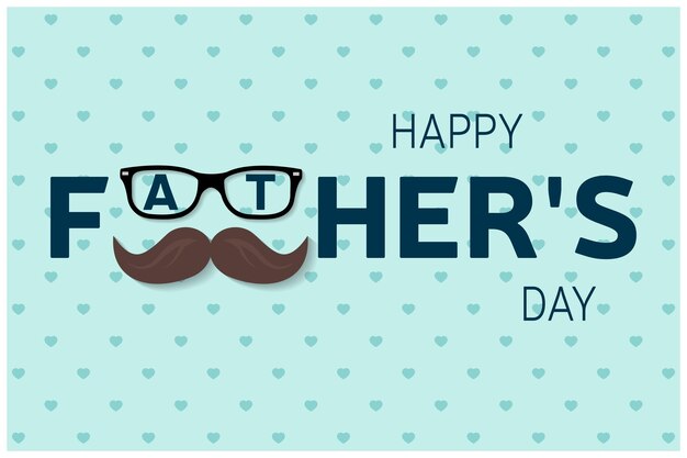 Vector happy father's day-wenskaart happy father's day-poster vec