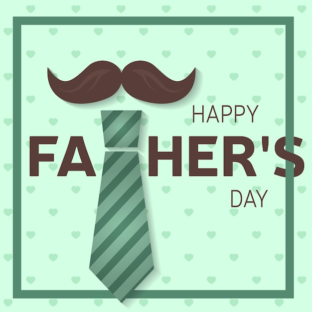 Happy Father's Day wenskaart Happy Father's Day poster Vector