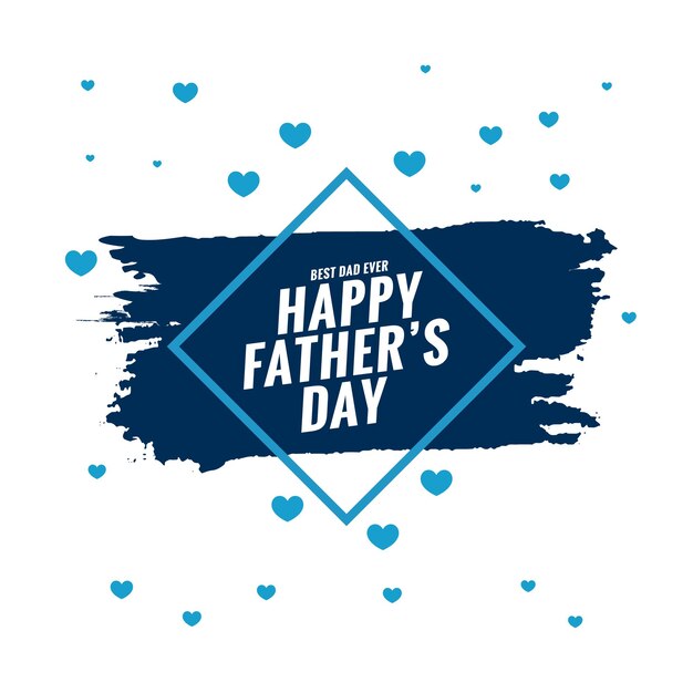 Happy father's day with love background