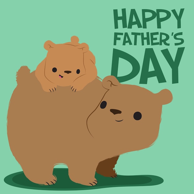 Vector happy father's day