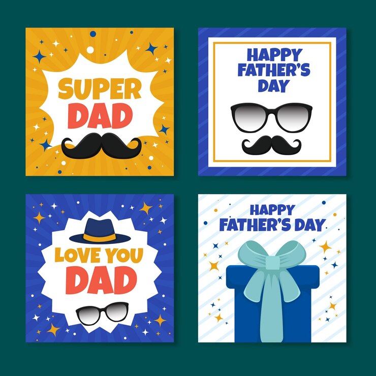 Happy Fathers Celebrate Card Set Collection