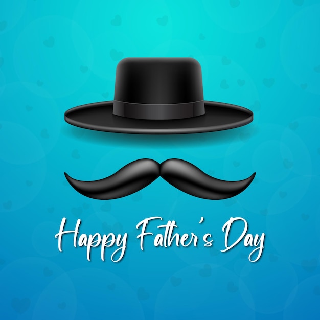 ベクトル happy fathers day attractive card design