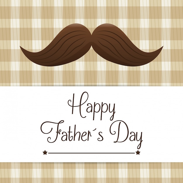 Vector happy fathers day card design.