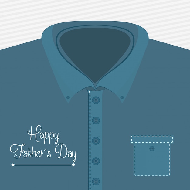 Happy fathers day card design.