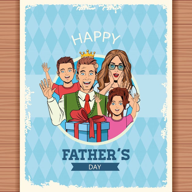 Happy fathers day card