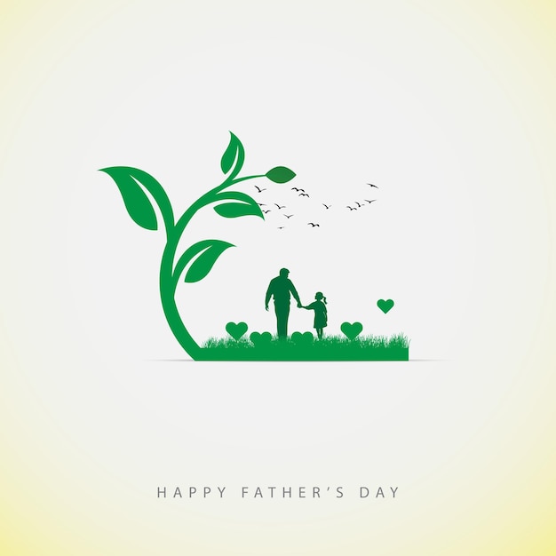 Happy fathers day. conceptual design for social media