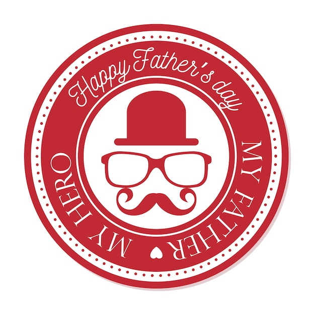 happy fathers day design