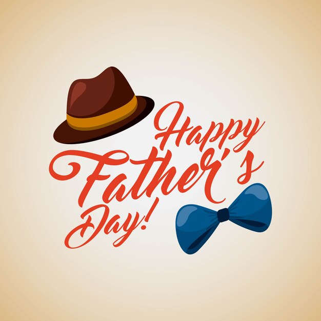 Vector happy fathers day design