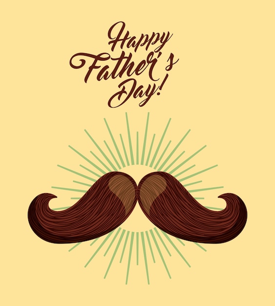 happy fathers day design