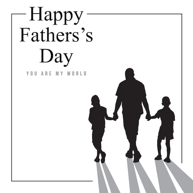 Happy Fathers Day greeting card