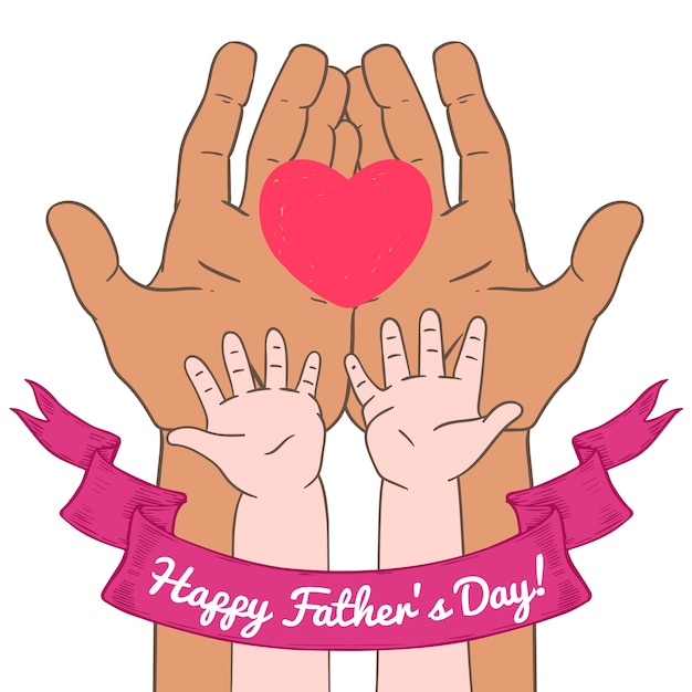 Happy Fathers Day greeting card