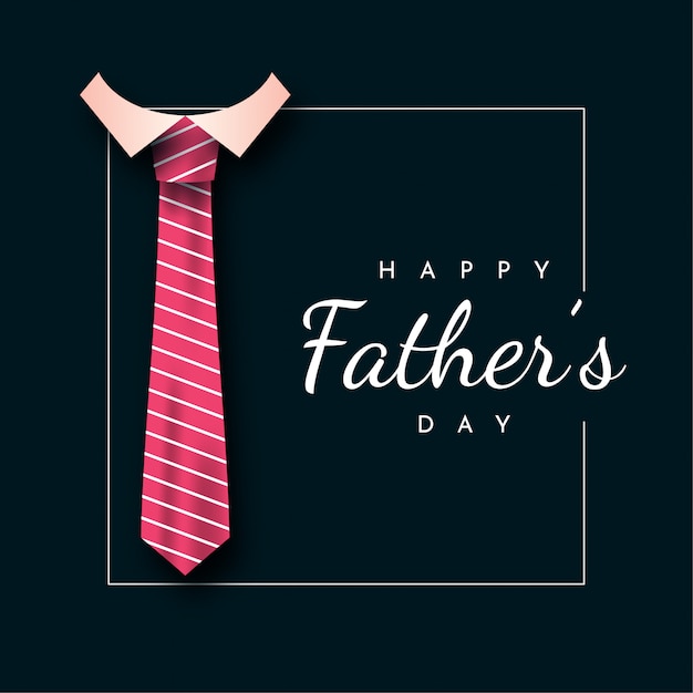 Vector happy fathers day illustration template design