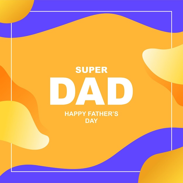 Happy fathers day social media post a