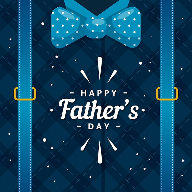 Happy fathers day with bow tie