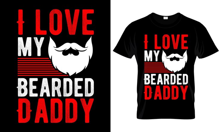Happy Fathers day zeggen citaten typografische tshirt ontwerpsjabloon