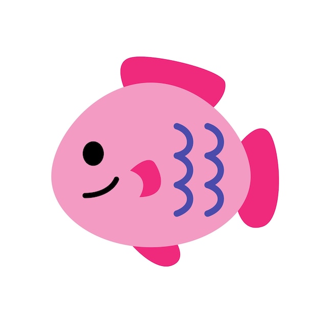 Happy fish head