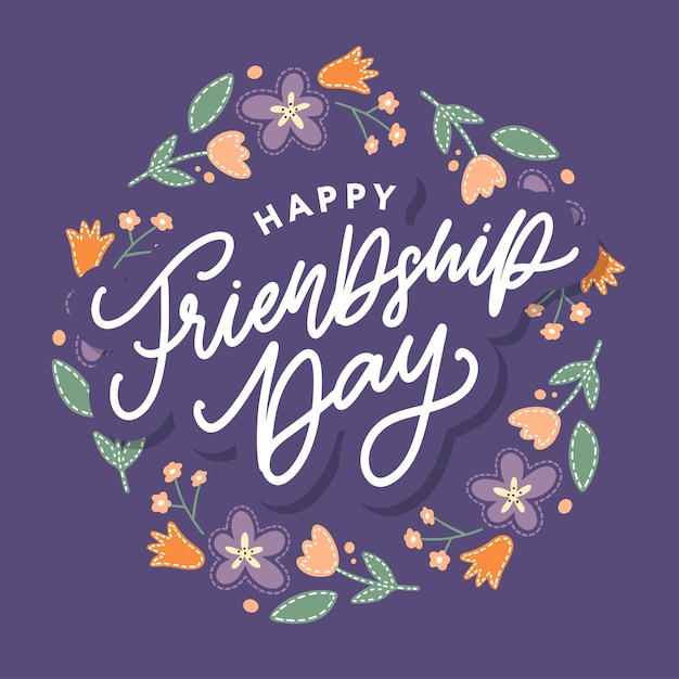 Cartolina d'auguri di buon giorno dell'amicizia
