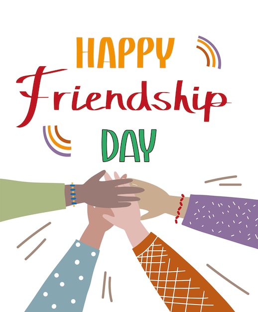 Happy friendship day love party