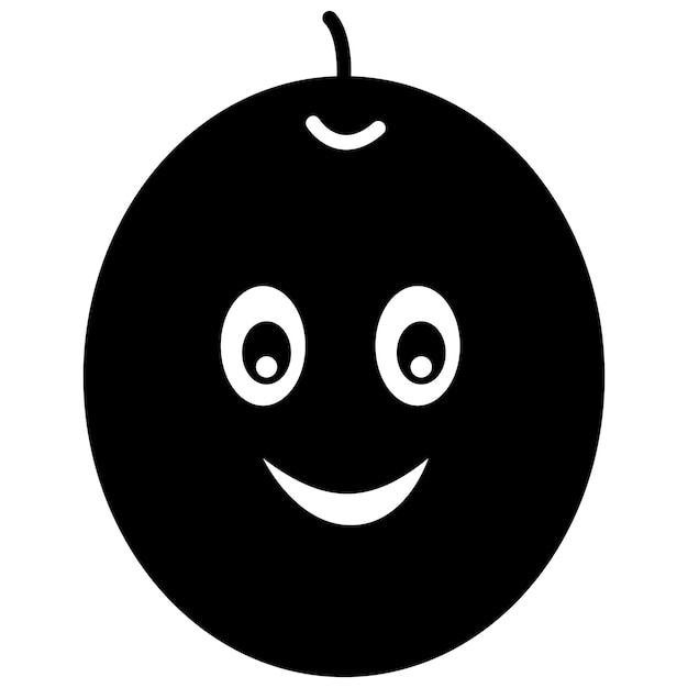 Vector happy fruits