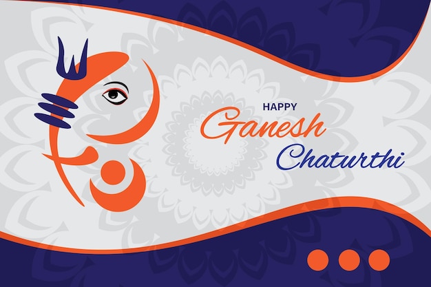 Happy Ganesh Chaturthi banner for social media user